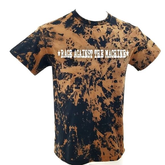 RAGE AGAINST THE MACHINE Acid Washed, Distressed Band Tee Rock Tee Rap Tee 90s - Picture 2 of 5